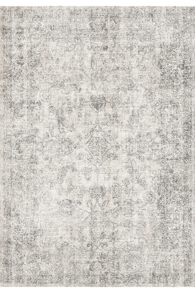 MUN HOME modern Desenli vizon/gri Vintage Dokuma Taban Dijital Baskılı Halı