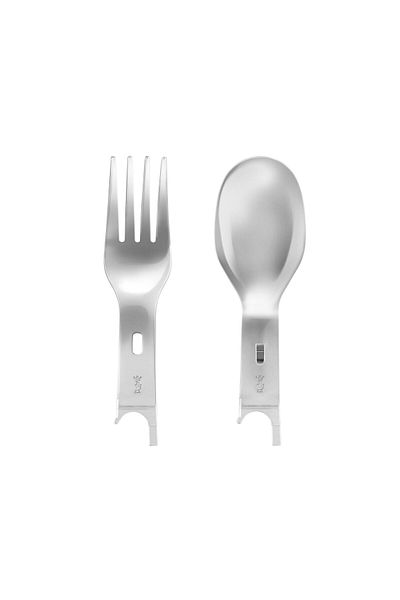 Opinel Set of 2 picnic cutlery, stainless steel, "Picnic Plus" - Opinel