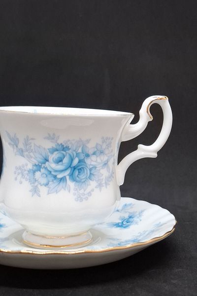 Royal Albert Windsor Rose Bone China England Antique Double Coffee Cup 120 ml