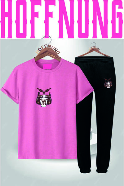 HOFFNUNG Full Pants T-Shirt Shorts My Cup 2 Hand Printed Full Pants Set