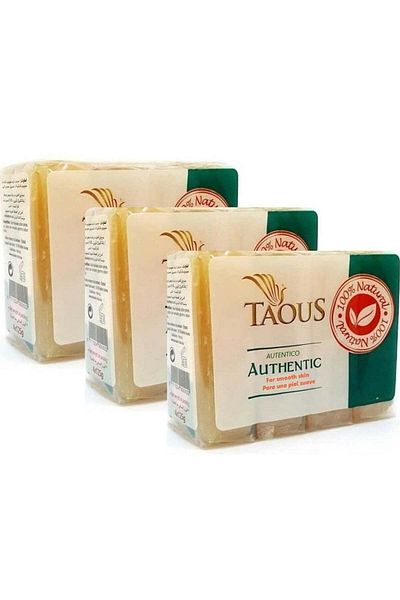 taous Authentic Natural Soap For Smooth Skin - 12 x120g