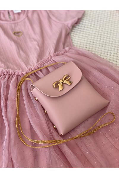 Bagzone Kurdele Detaylı Kız Çocuk Çantası