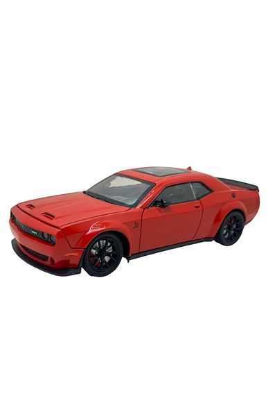 JPT Dodge Charger metal model replica red opens doors, hood, trunk, sounds and lights