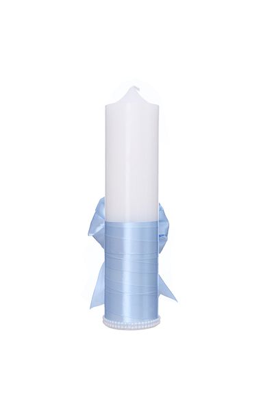 Recostore Lumanare botez cu ursulet, bleu, REC5002/36