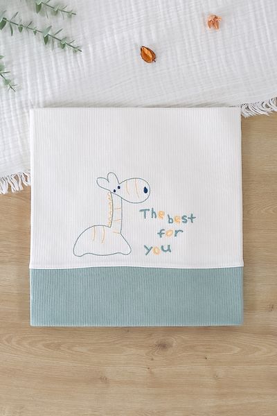 Sitilin Baby Girl Boy Double Layer Combed Cotton Blanket Stl57014