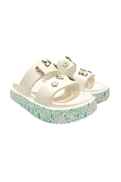 Estiva Akınalbella Accessory Daily Double Striped Slippers