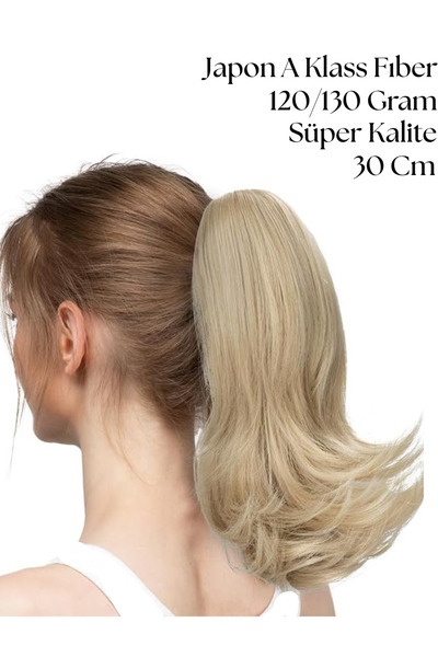 YARAT Tokalı At Kuyruğu 7 Deyişik Renk 120 Gram 30 Cm Saçlı Toka Tokalı Saç