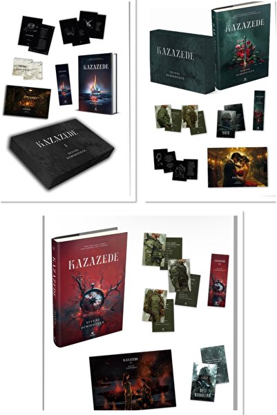 Pukka yayınları ÖZEL SERİ KAZAZEDE 1-2 VE KAZAZEDE 3 CİLTLİ—ŞEVVAL DEMİRDÖĞER