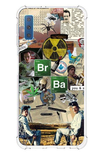TechTree حافظة سامسونج جالاكسي A7 2018 المتوافقة مع Breaking Bad Collage من ا...