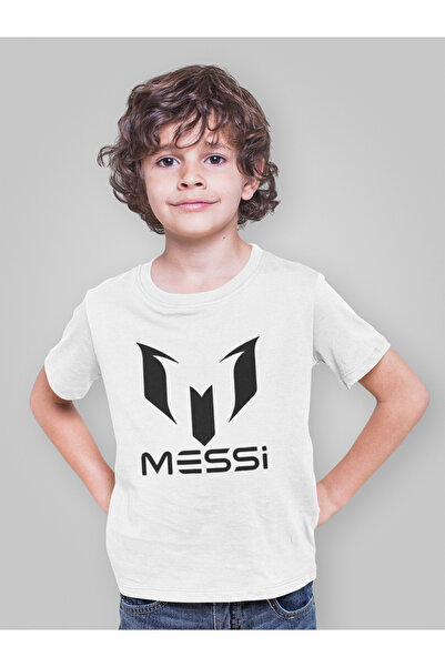 SEVBANO Παιδικό μπλουζάκι ποδοσφαιριστή με στάμπα Messi (Ηλικία 1-12)