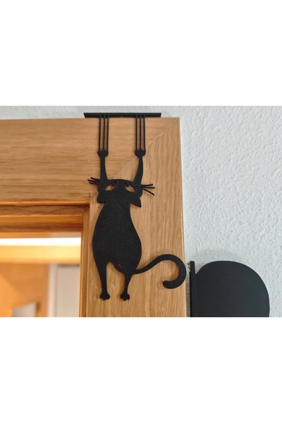 Blokizatech Asılı Kedi Kapı Pervaz Süsü 2/ 2li Set (Sağ-Sol )