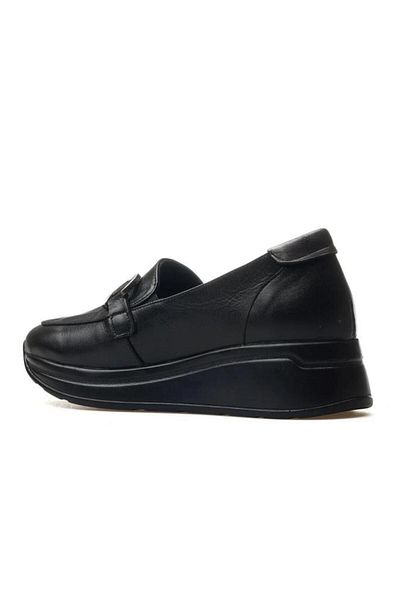 Venüs 2216647Y Women's Genuine Leather Buckle Feta Heel Air Flow Casual Shoes