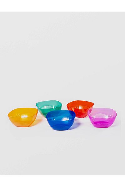 sterk Bol cristal patrat, 14x14x8 cm, Sterk, diverse culori, NR.1