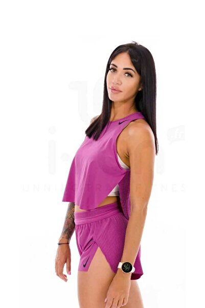 Nike AeroSwift Women's Dri-FIT ADV Cropped Running Tank atlet yakamoz spor