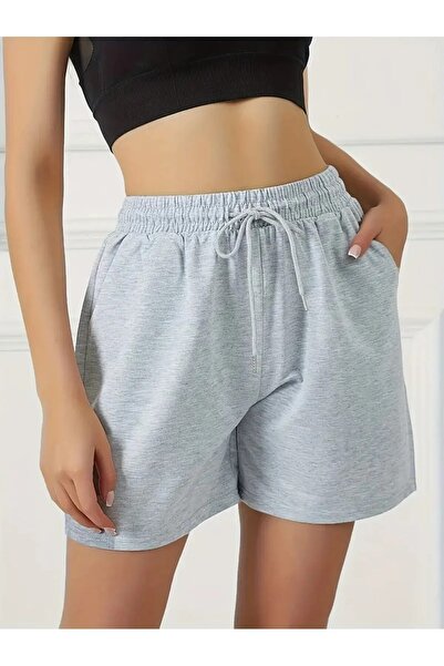 berfmoda MEVSİMLİK GRİ ŞORT YAZLIK