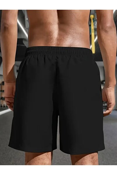 berfmoda MEVSİMLİK SİYAH ŞORT YAZLIK TER TUTMAYAN KUMAŞ