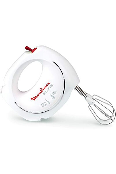 Moulinex Easy Max Hand Mixer, 200 Watts, White, Plastic/Stainless Steel