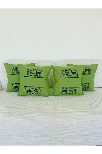 TheBohoHomeDecor الأساطير - غطاء وسادة مزخرف على شكل غزال عضوي