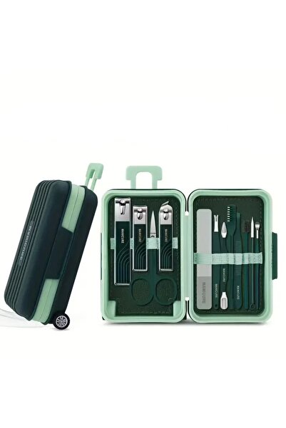 CeymSTecH CeymSTech_MANICURE 12 قطعة مجموعة العناية بالأظافر الاحترافية من ال...