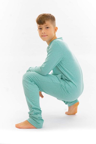 dendy Chlapecký overal pyžamový dlouhý Light blue 89/152