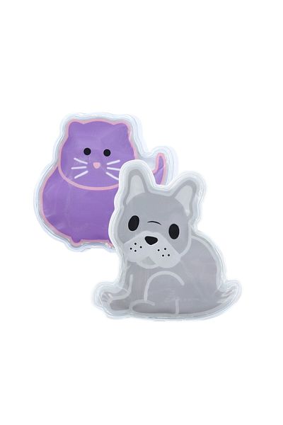 Melii SET OF 2 PACKS OF MELII THERMAL GEL BULLDOG CAT MODEL