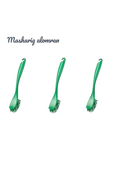 IKEA Dishwashing Brush, Bright Green 3 Pieces