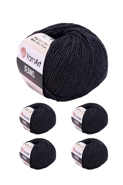 Yarnart Yarn Art Turkish Cotton Denim Threads, 5 Pieces, Color No. 28