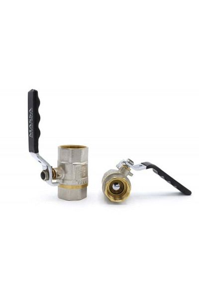 TAFASSELL 1" Italian Brass Black Manual Air Valve