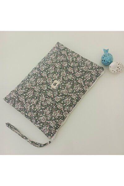 MB Pink Flower Pattern Laptop-Briefcase 13-14 Inch