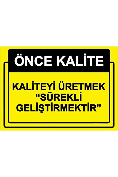 ZiPrinter Quality First. Produce Quality''Is Constantly Improving'' Isg Warning Sign Pvc A4 21X30 cm