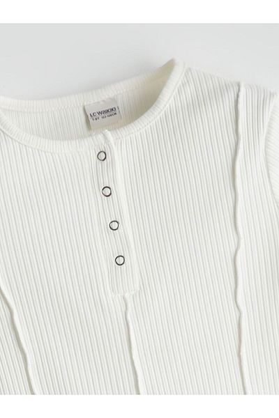 LC Waikiki Crew Neck Girl's Crop T-Shirt