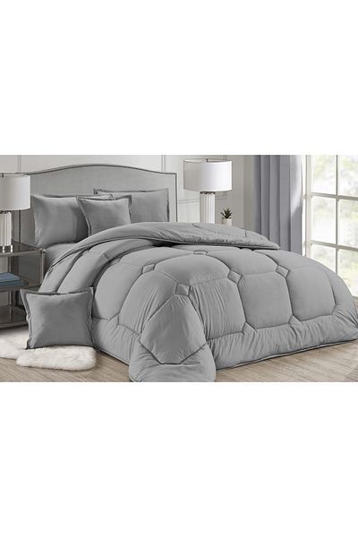 Moon Hotel Bedspread Duvet Cover Set King Size Comfortable Soft 6 Pieces Double Plain Duvet Cover Size 230*250cm