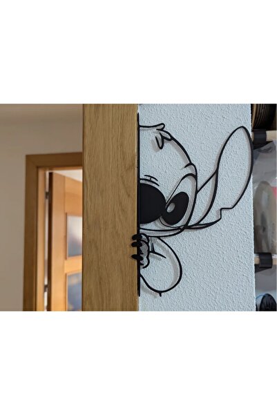 Blokizatech Stitch Kapı yanı Duvar Süsü / 2li Set (Sağ-Sol )