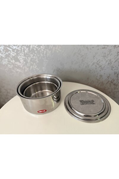 SteelAndArt حاوية تخزين 430 من الفولاذ المقاوم للصدأ عالي الجودة