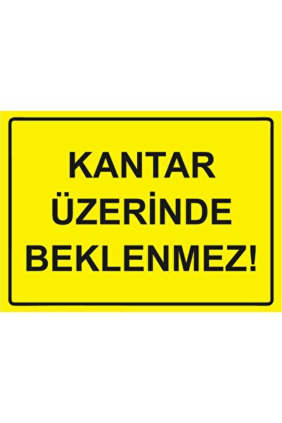 ZiPrinter Expectation Is Not to Be Expected on the Scale! Isg Warning Sign Pvc A4 21X30 cm