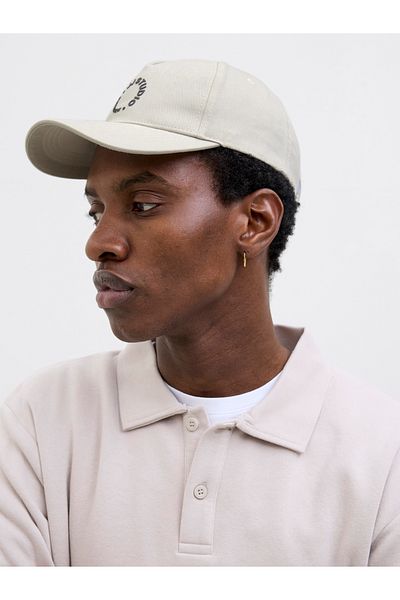 Jack & Jones Slogan Print Baseball Cap