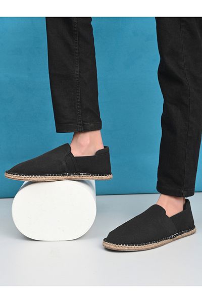 Styli Jute Canvas Slip On Espadrilles