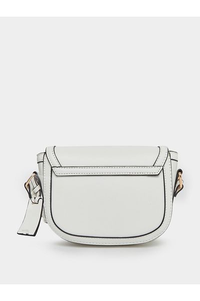 Styli Contrast Stitch Shoulder Bag with Adjustable Strap
