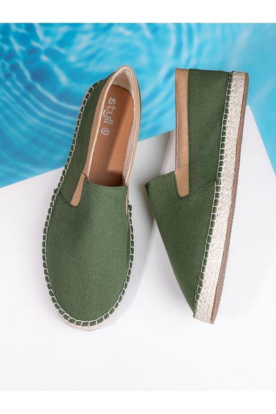 Styli Canvas Slip On Espadrilles