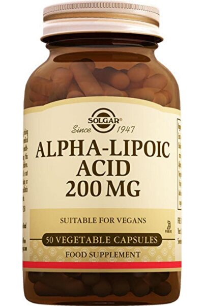 Solgar Alpha Lipoic Acid 200 mg 50 Kapsül