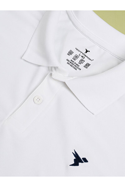 Technosport By Styli Plus Size Solid Slim Fit Polo T-Shirt