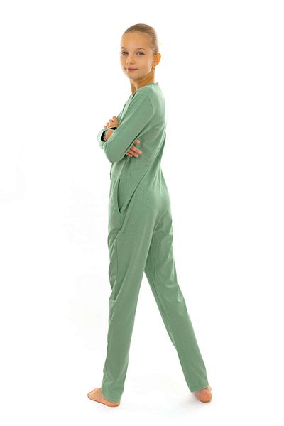 dendy Girls' long pajama jumpsuit Mint 71/158