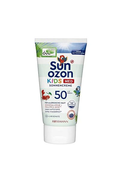 SunOzon Med Children's Sunscreen Cream 50Spf - Sensitive Skin - 150 ml