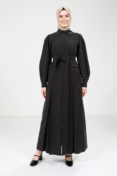 Beyza Μαύρο φεράκι με φερμουάρ 9206