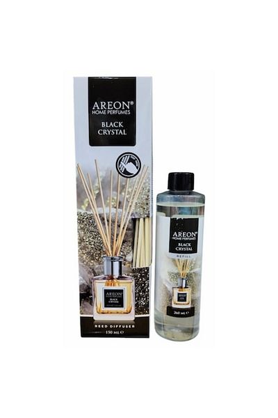 Areon Set Odorizant Betisoare Areon, 150 ML, Black Crystal + Rezerva Odorizant Areon, Black Crystal, 260 m