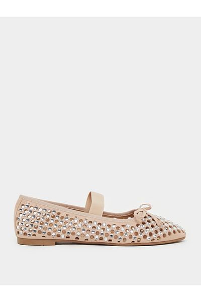 Styli Textured Embellished Casual Shoes