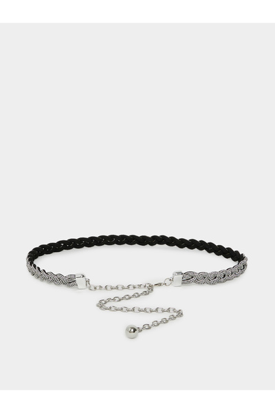 Styli Braided Embellished Belt
