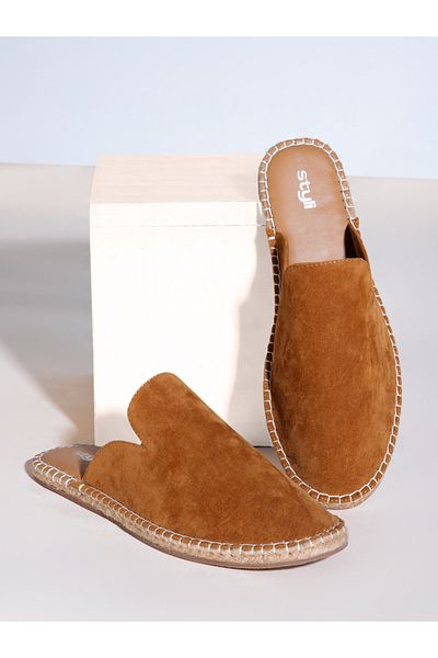Styli Faux Suede Mule Espadrilles
