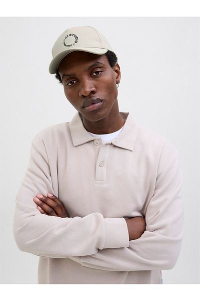 Jack & Jones Slogan Print Baseball Cap