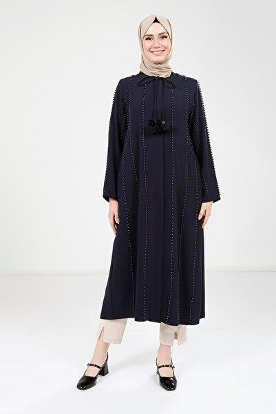 Beyza Găsește bleumarin cu detalii de perle 9264